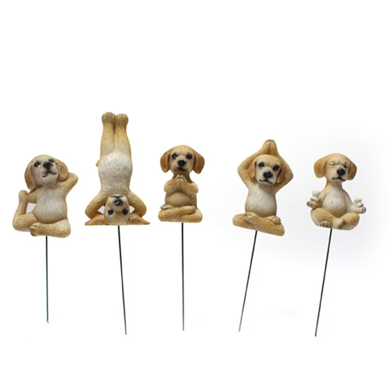 Mini Ornamiento de Jardín Bonsái para Mascotas Pequeñas Decoración Escultura en Resina Micro Paisaje — imagen 3