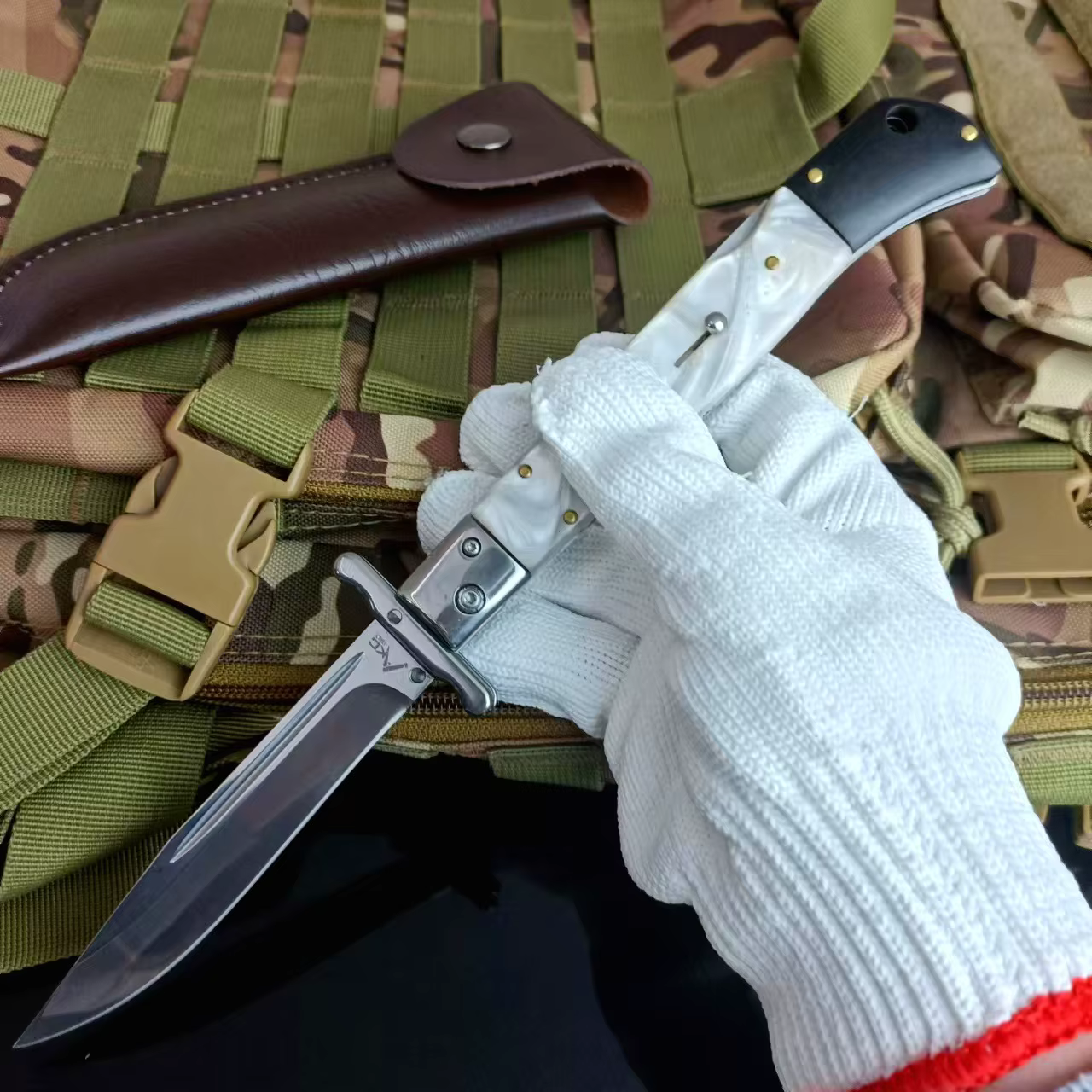Russian Finka NKVD 440C Steel Blade Utility Survival Camping Hunting Rescue Knife Outdoor Portable Folding Knives EDC Tools — image 2