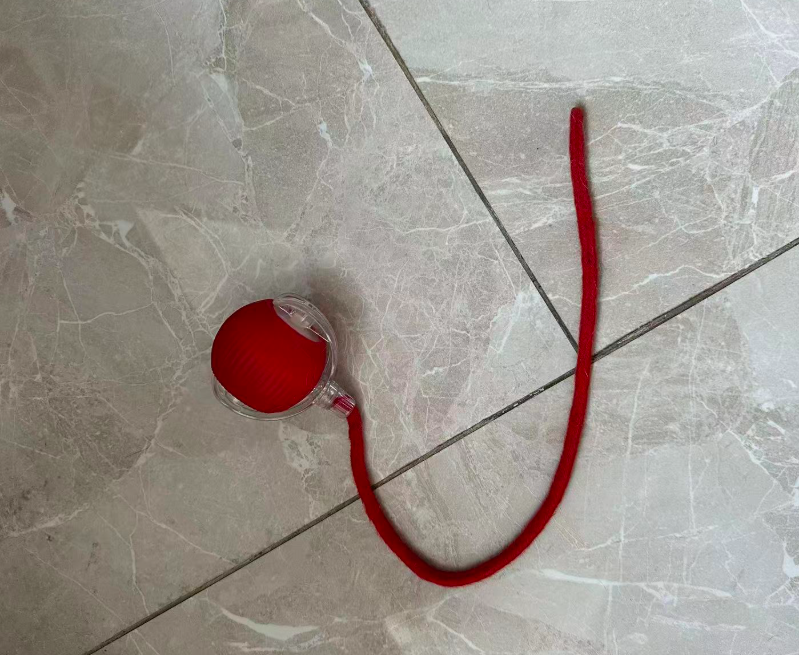 Rolling Pet Toy With Rope Smart Indoor Entertainment — image 4