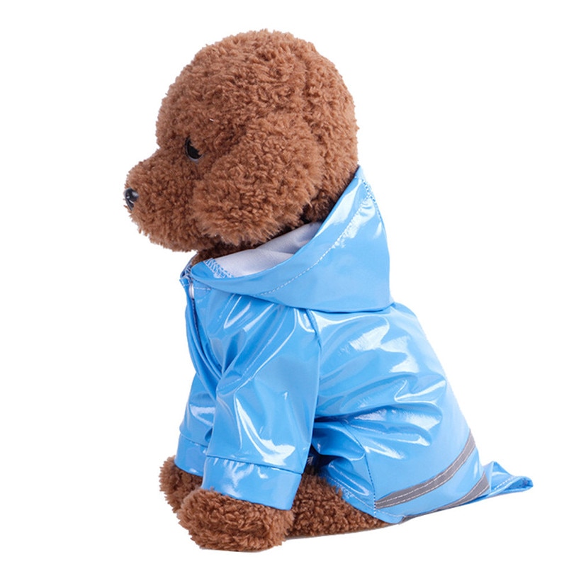 Chaquetas de Agua para Perros y Gatos de Verano S-XL Chaqueta con Capucha Impermeable para Mascotas Ropa de Vestir #F#40JE14 — imagen 5