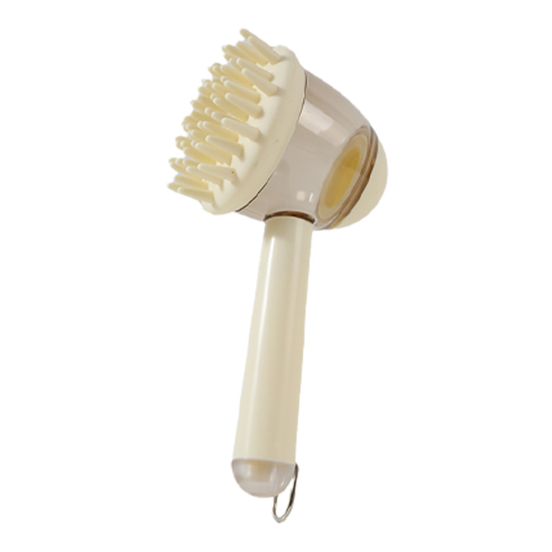Cepillo de Baño para Mascotas 3 en 1 para Perros y Gatos, Cepillo de Masaje para Ducha, Peine para Depilar y Herramienta Espumante, Cepillo de Belleza Antiencrespamiento — imagen 10