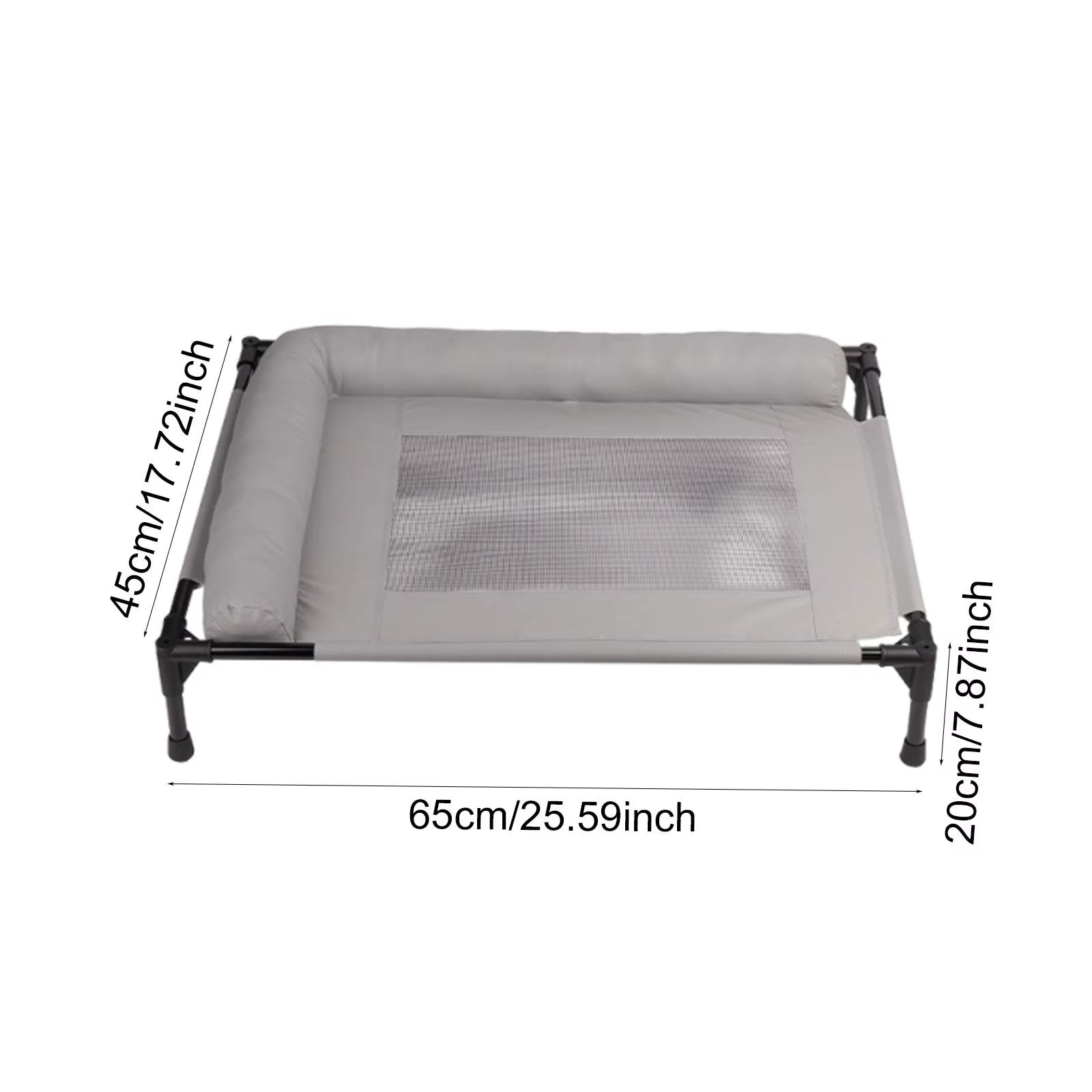 Elevated Pet Bed Multifunctional Outdoor Spacious Heavy Duty Easy Clean Comfortable Indoor Pet Supplies Accessory Metal Frame — image 1