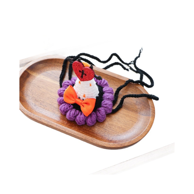 Pet Accessories Hat Halloween Festival Small Wizard Hat Knitted Hat for Dogs and Cats Small Dog — image 6