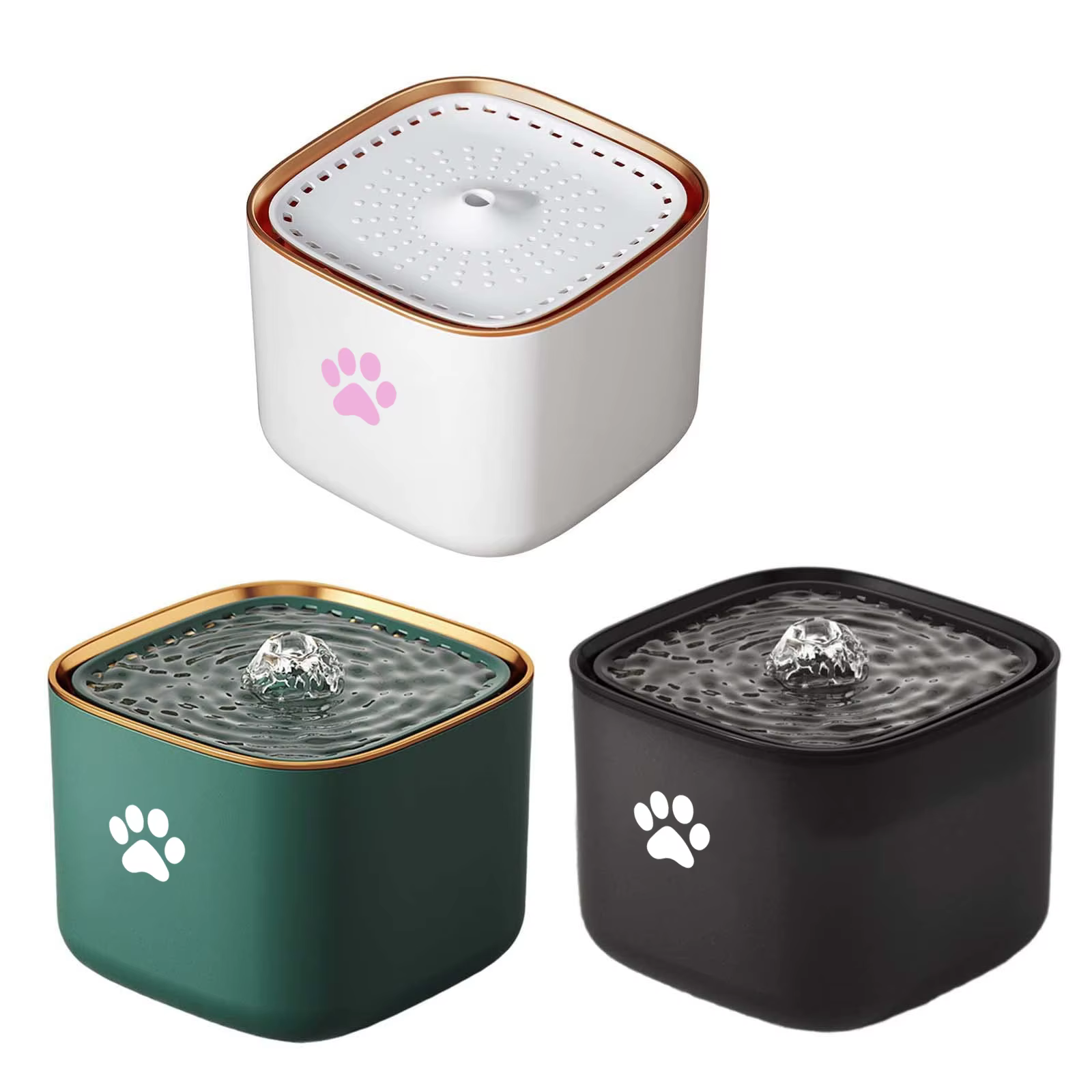 Pet water fountain, suitable for cats and dogs, with automatic fountain and filter, quiet water circulation system — image 6