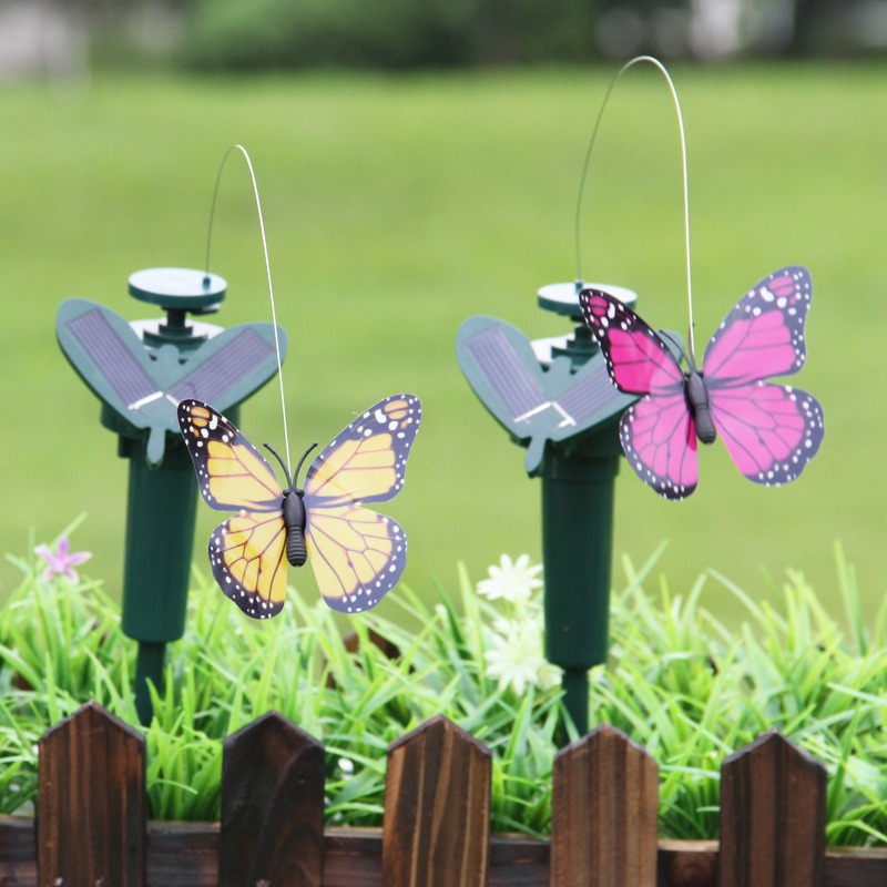 Solar Butterfly, Hummingbird, Horticulture, Countryside Mall, Shop Decoration Toys, Electric Flying Simulation Butterflies — image 3