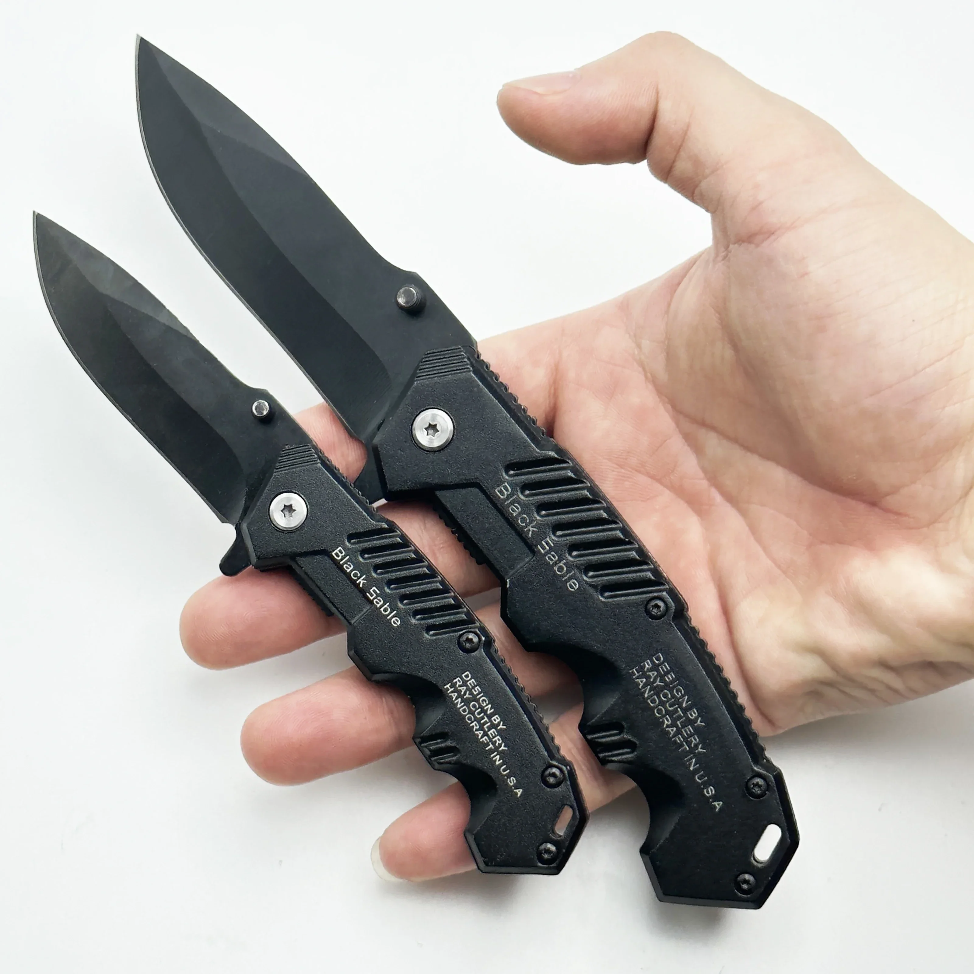 Portable Multifunctional Folding Survival Knife with Sharp Pocket Knife Suitable for Outdoor Camping and Wilderness Survival — image 4