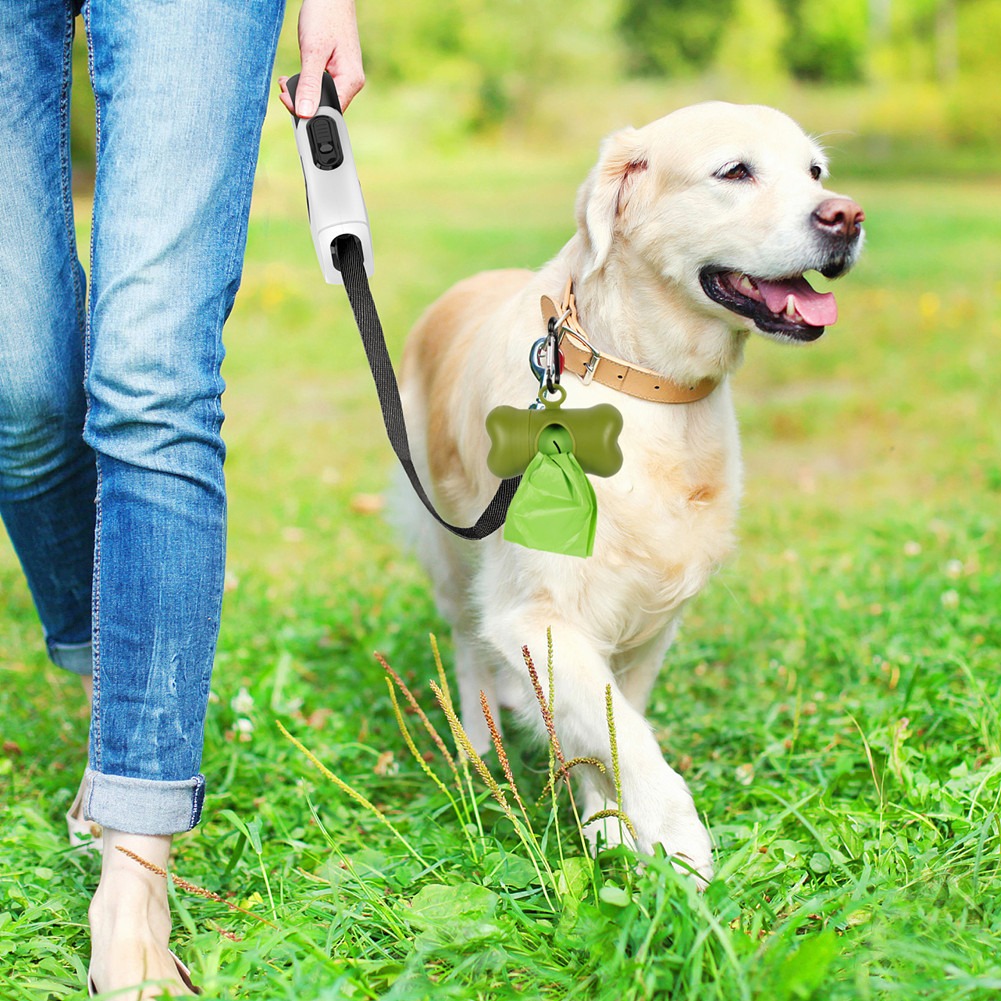 Bolsa de basura para mascotas biodegradable con maíz y PLA compostable para heces caninas — imagen 11