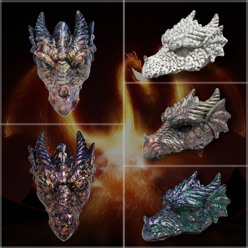 Imitation Crystal Faucet Resin Ornament Home Garden Decoration Dinosaur Ornament Resin Crafts — image 1