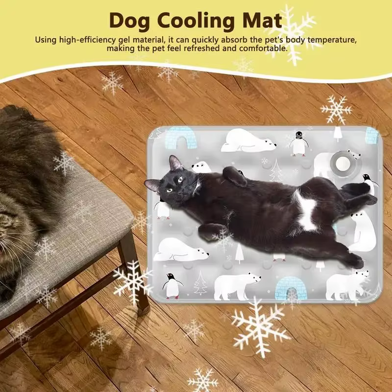 Pet Beds Cooling Cushion Covers Cats Pets Things For Animal Kitten Accessories So Dogs Bed All Little House Furniture Plush Dog — image 1