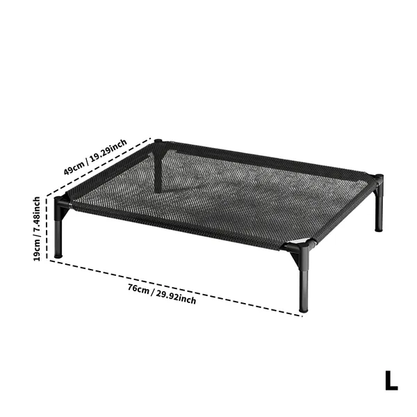 Cama Elevada de Malla Respiratoria para Mascotas - Uso Interior y Exterior, Tallas para Perros Pequeños a XL - Compra Obligada 2026 — imagen 7