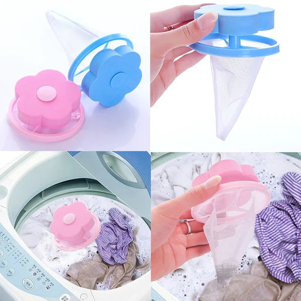 2 Piezas de Atrapapelos Flotantes Para Mascotas, Removedor de Pelusa y Pelo de Mascota Para Lavadora — imagen 2
