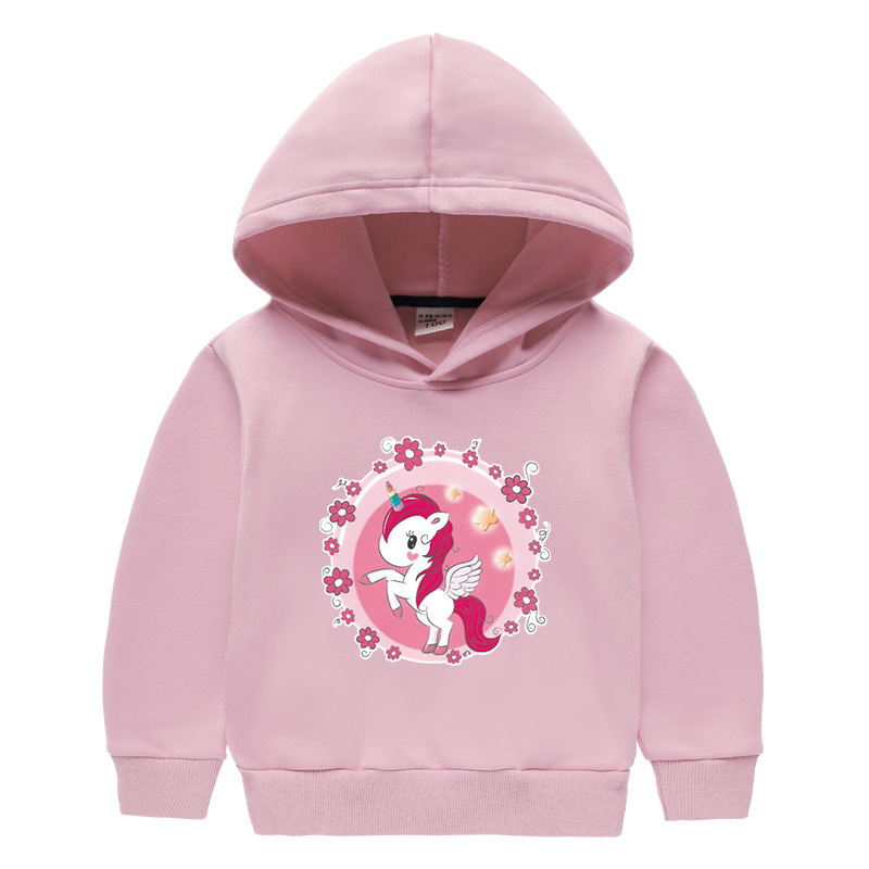 Unicorn hooded sweatshirt for autumn and winter — image 3