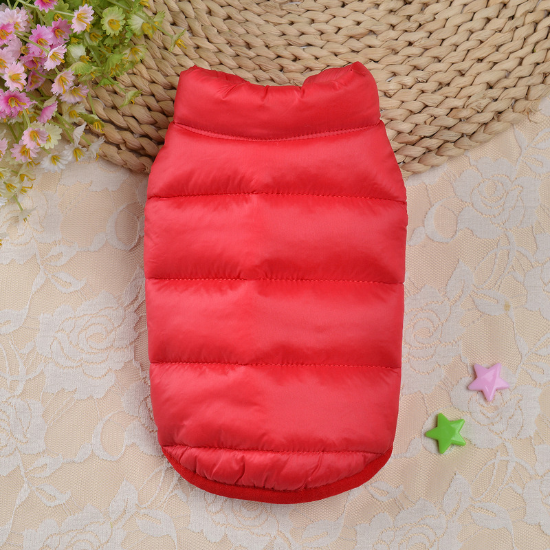 New Down Cotton Clothes Pet Dog Clothes Small Dog Teddy Autumn And Winter Clothes Cat Warm Cotton Clothes — image 7