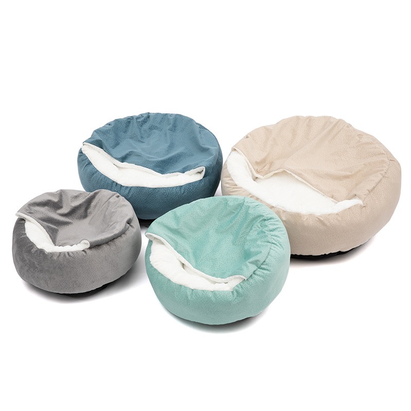 Cama de Gato Plush Super Suave Completa para Dormir en Paz, Caja Donut Limpiable para Todos los Gatos — imagen 3