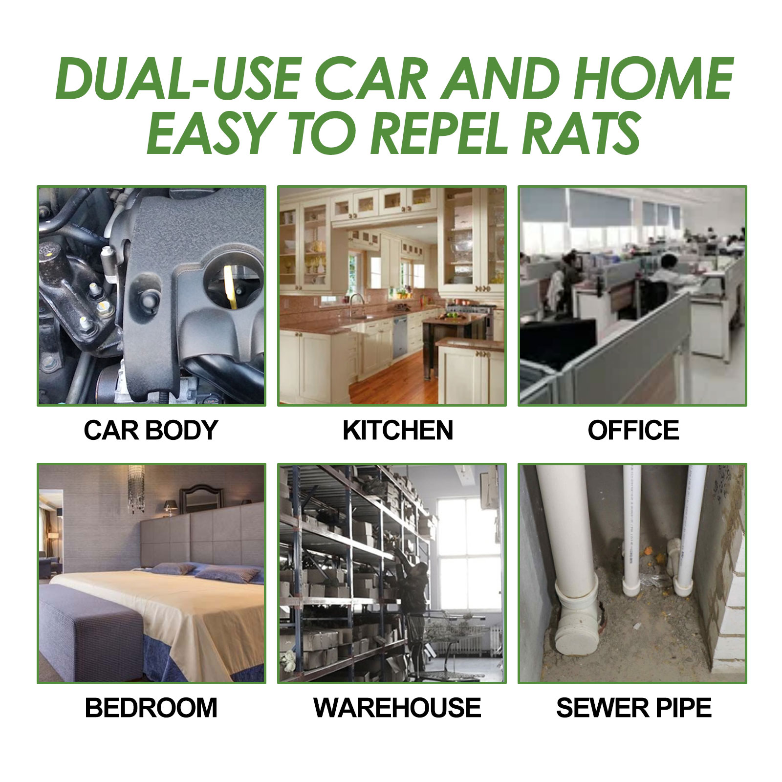 Rat Repellent Pill, Car Engine Outdoor Home Indoor Rat Repellent Pill — image 5