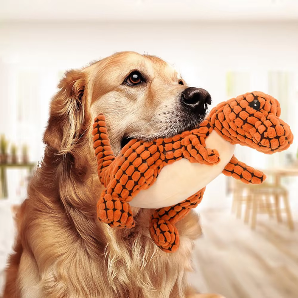Juguetes de Dinosaurio de Peluche para Gatos y Perros, Juguetes Interactivos de Mastigar para Perros, Relleno de Peluche, Suministros para Mascotas, Juguetes para Perros Pequeños — imagen 1
