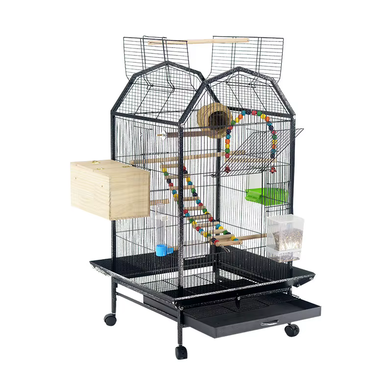 NEW Metal Cage Multifunctional Birdcage Bird Villa New Birdcage Parrot Cage Birdcage — image 6