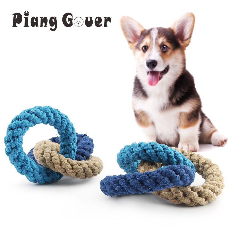 Juguetes de Cuerda para Perros Pequeños - Teaser Interactivo con Nudo de Cuerda — imagen 3