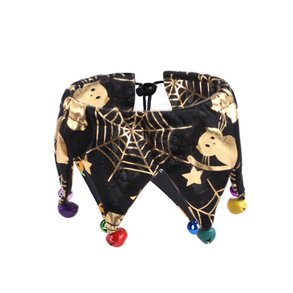 Halloween Hat Scarf Set Skull Pattern Cat Cape Hat Set Decorations — image 7