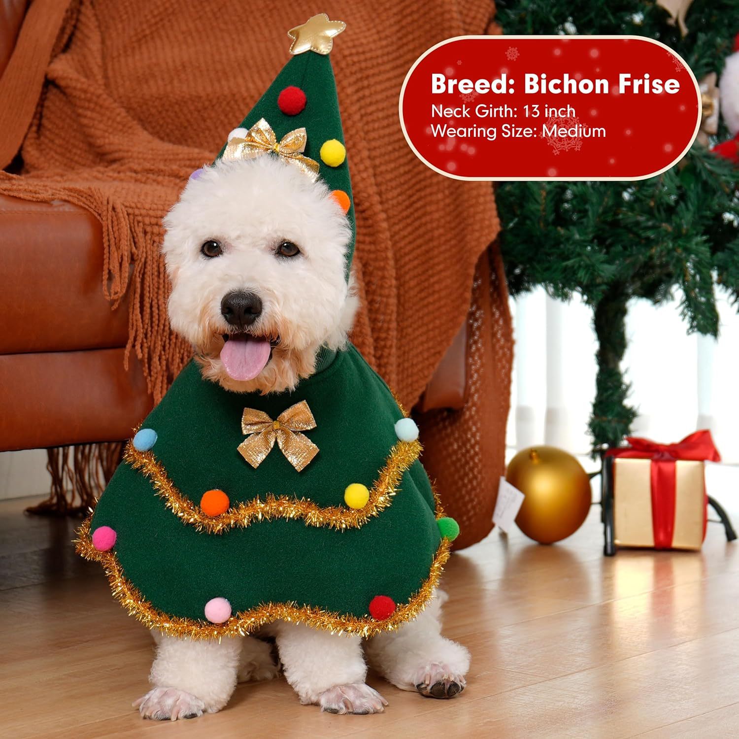 Puppy Christmas Cloak Costume Cute Cat Costume Christmas Role Playing Party — image 6