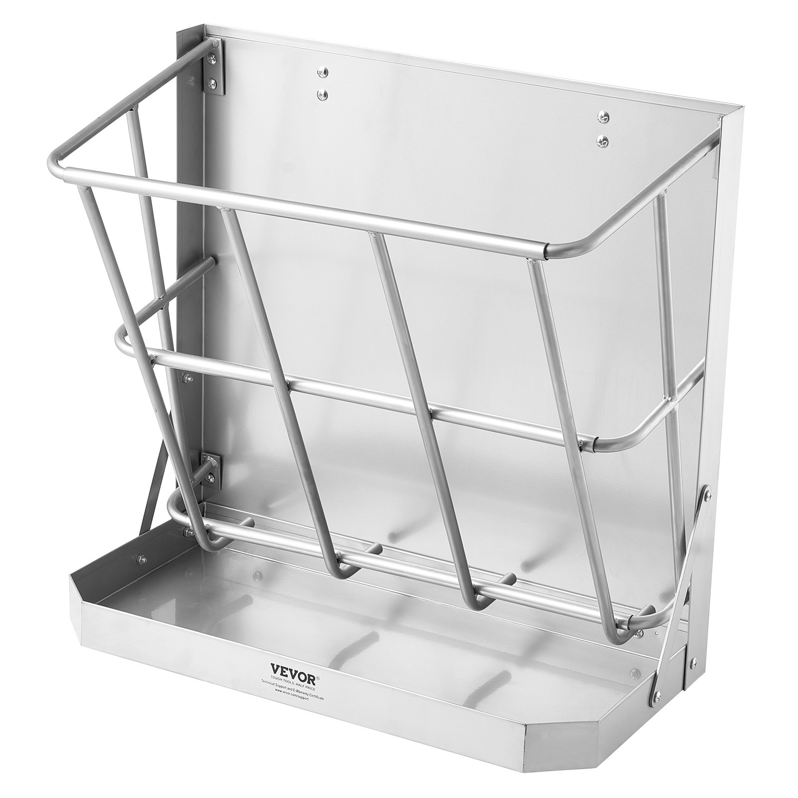 Alimentador de heno para cabras en pared 2 en 1 Alimentador de heno y grano 21 galones — imagen 3
