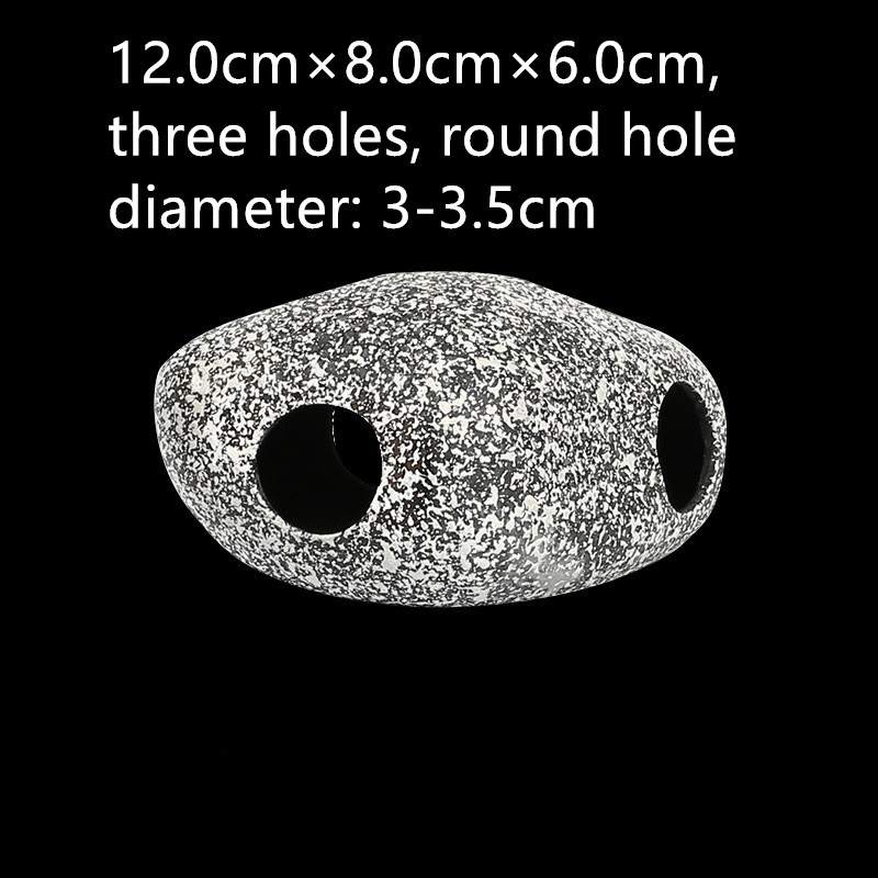Piedras decorativas para acuario, decoraciones para estanques, criaderos de camarones de cerámica — imagen 6
