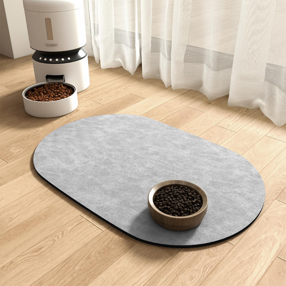 Absorbent Dog Food Mat Dog Mat For Food And Water Bowl — image 1