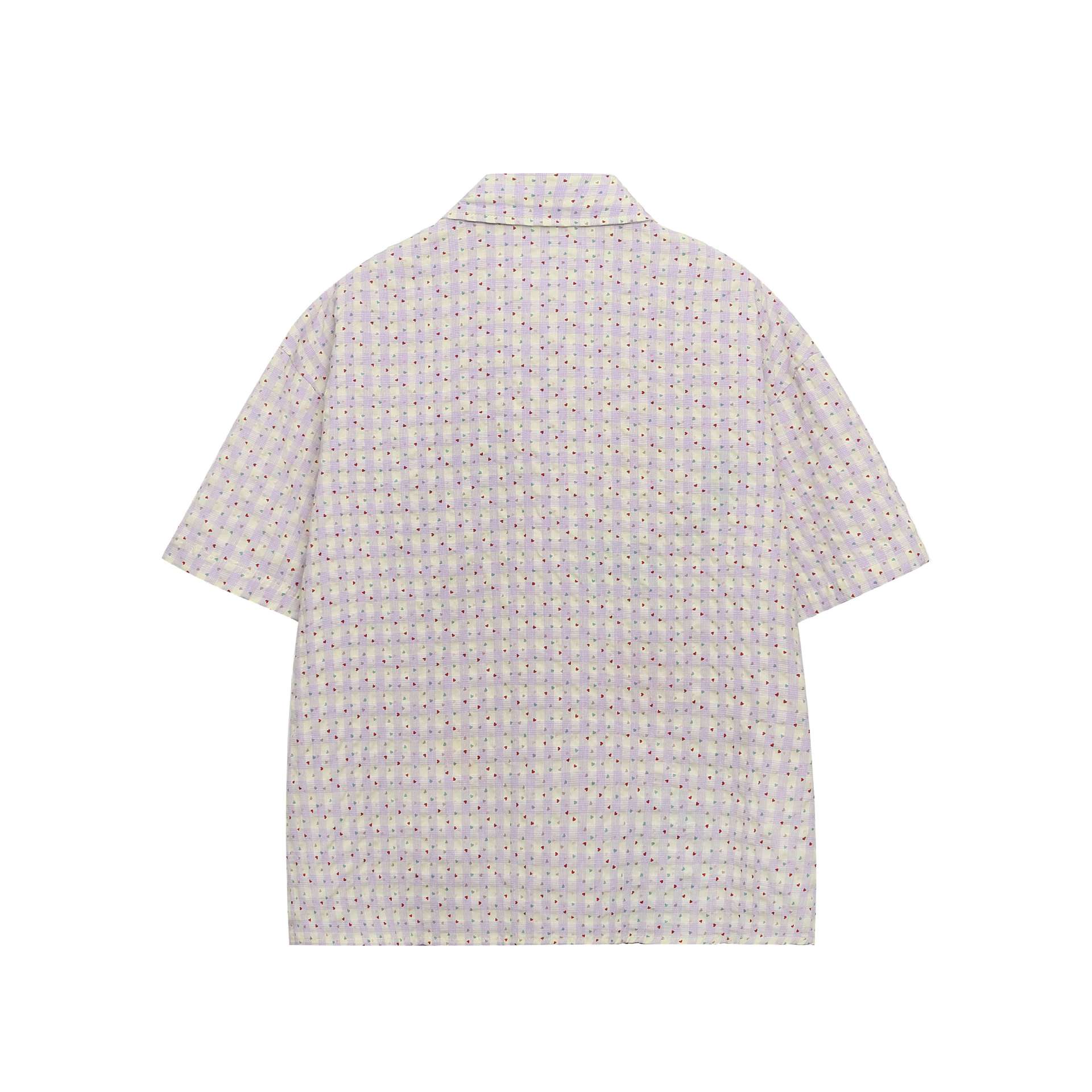 Cat towel embroidered short sleeved shirt — image 3