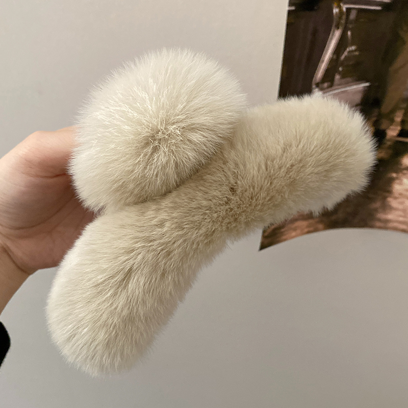 Broche de Plush para Conejos Grandes con Luz, Cepillo de Pelo para Mujer — imagen 2