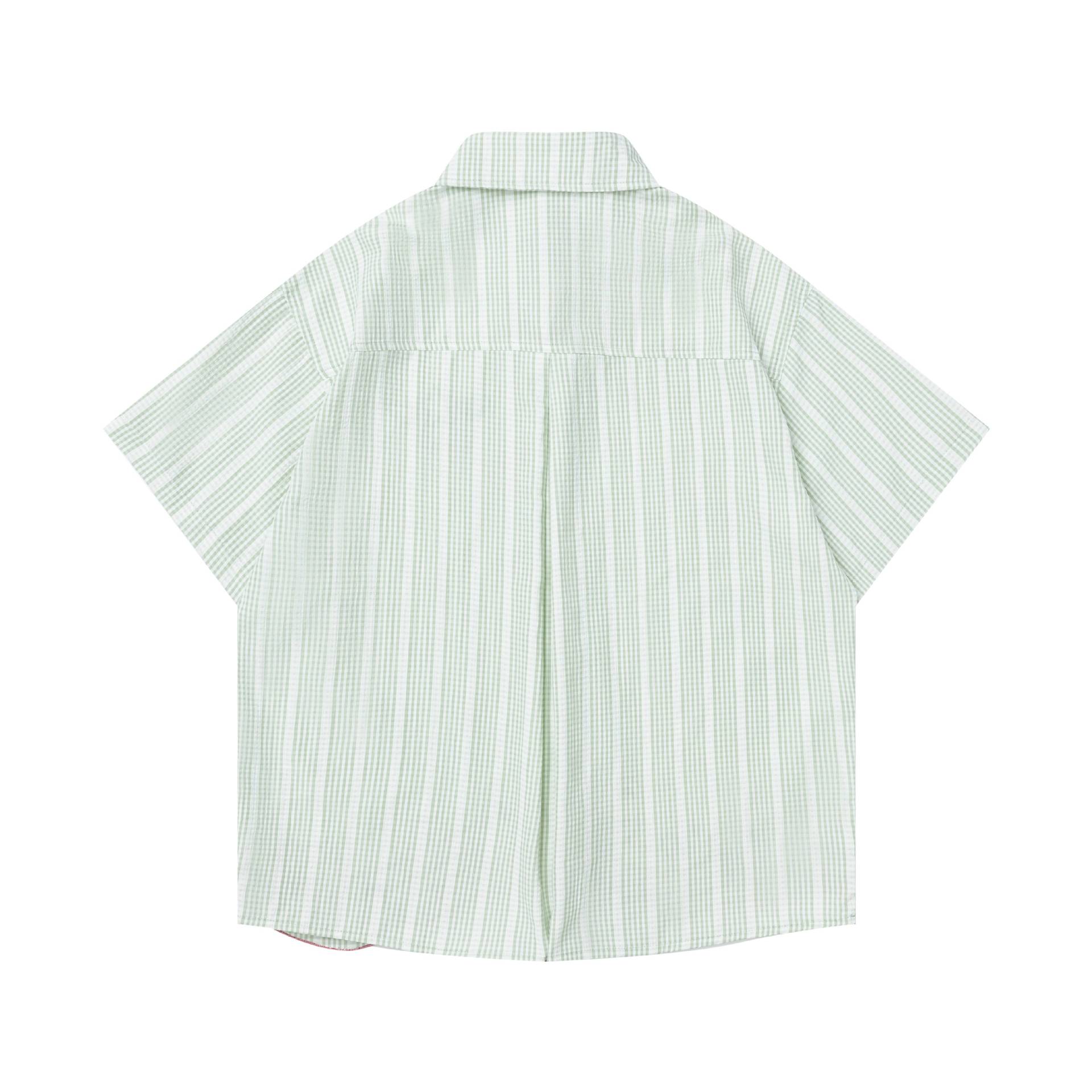 Cat note embroidery short sleeved shirt — image 3