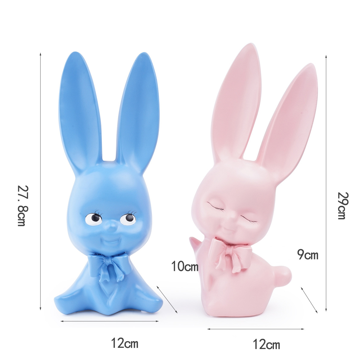 Decoraciones de vidrio para conejos minimalistas — imagen 3