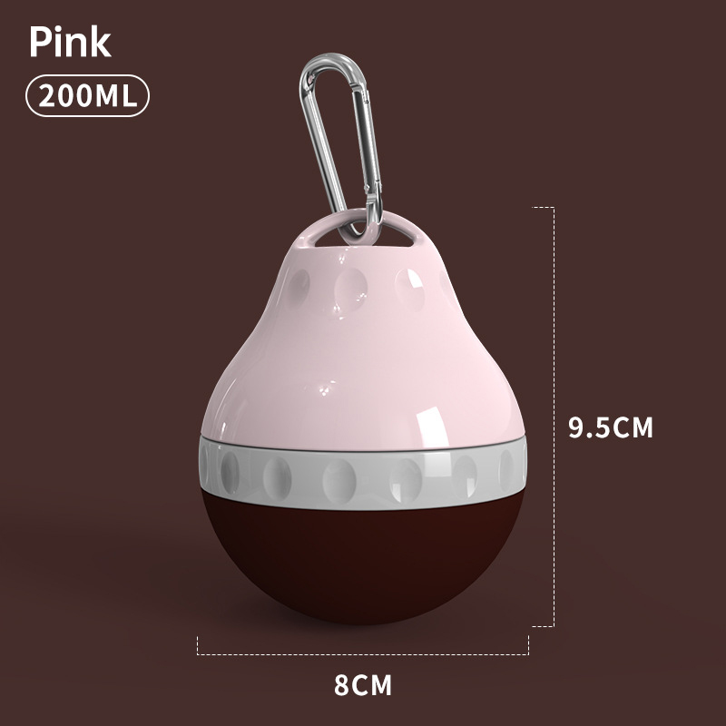 Portable Dog Water Dispenser with Bowl - Tear-Drop Design Lightweight Pet Water Bottle for Travel, Hiking, Outdoor — image 1