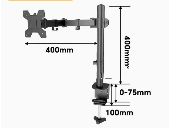 Soporte para monitor de computadora 17/22/24 pulgadas base de escritorio para juegos y alimentación de pollos con aumento de altura — imagen 2