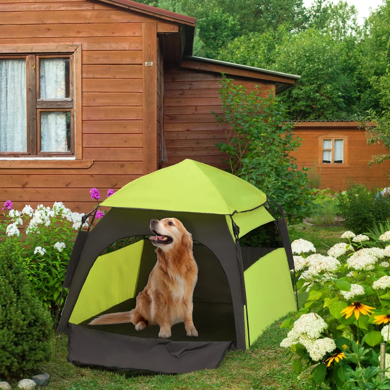 Tenda de Camping para Perros PawHut - Para Perros Grandes y Extra Grandes, Tenda Portátil con Bolsa de Transporte para Playa, Jardín, Hogar — imagen 4