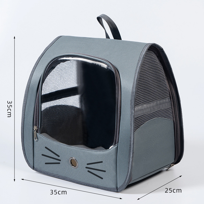 Pet Carrier Backpack, Travel Bag for Small Dogs and Cats, Breathable Mesh Car & Outdoor Carrier — image 1