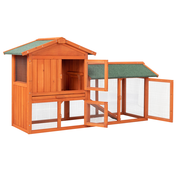 Casa de Pollos en Madera para Conejos y Pájaros - Galpón de Aves — imagen 2