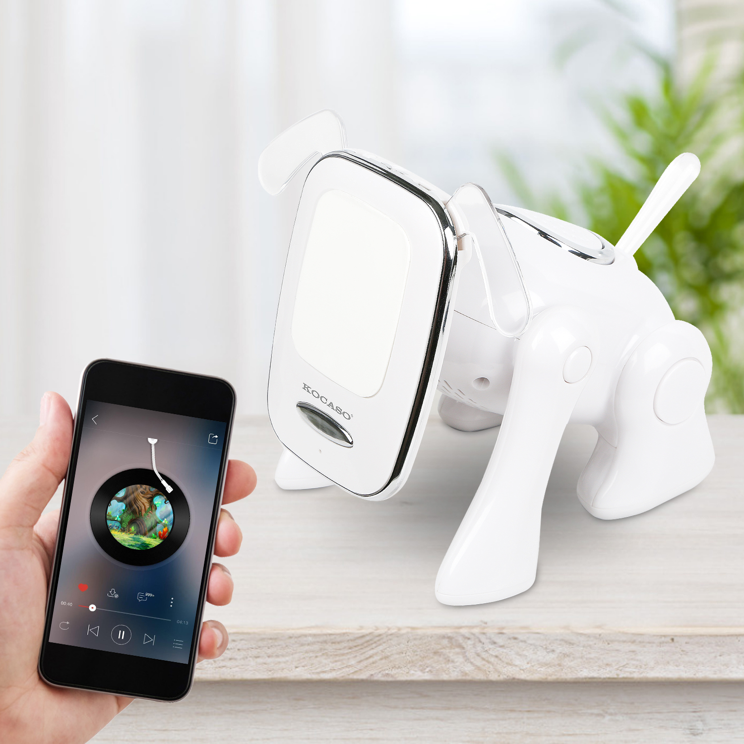 Puppy Dog Wireless Speaker Portable Mini Music Player Stereo Cute Animal Speaker With Built-In Mic FM Radio Stereo Bass MMC Card Slot USB Port For Cellphone Tablet — image 7