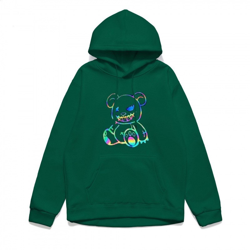 Bear Hoodie Street Trendy Brand Hooded Sweatshirt Casual Loose Fit — image 11