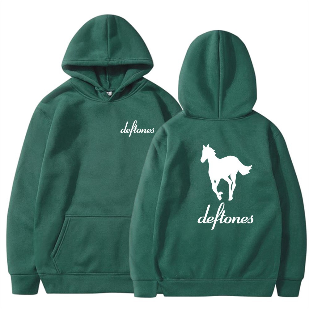 Deftones White Horse Print Hoodie Casual Unisex Sweatshirt — image 19