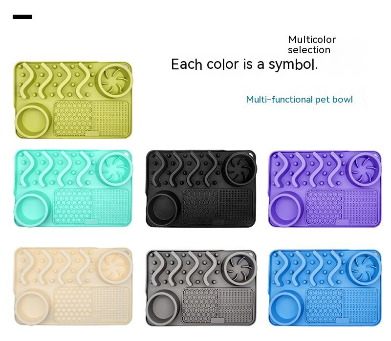 Dog Silicone Licking Pad Pet Licking Mat Silicone Smelling Mat Multifunctional Food Bowl Pets Supplies — image 8