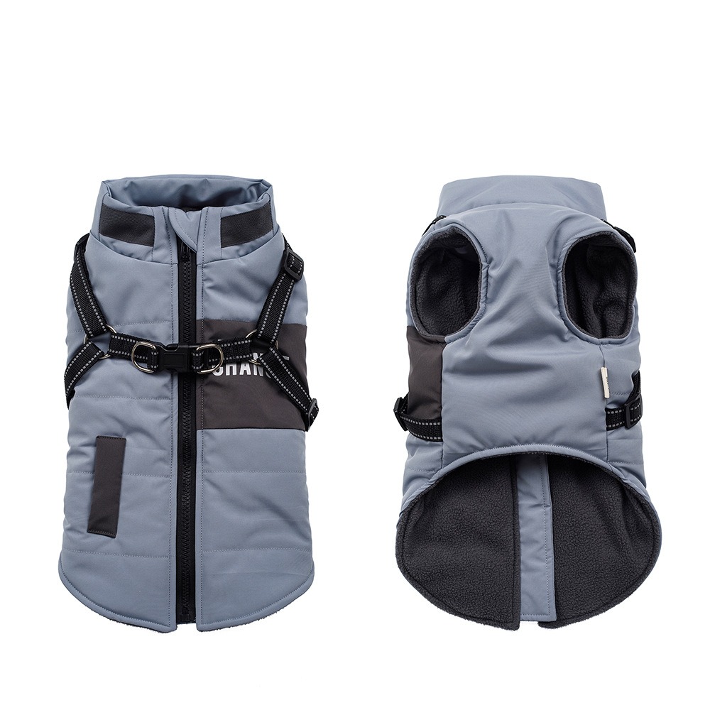 Pet Dog Clothes Warm and Thickened Autumn and Winter Two legged Teddy Bears Pomeranian Schnauzer Small Dog Vest — image 9