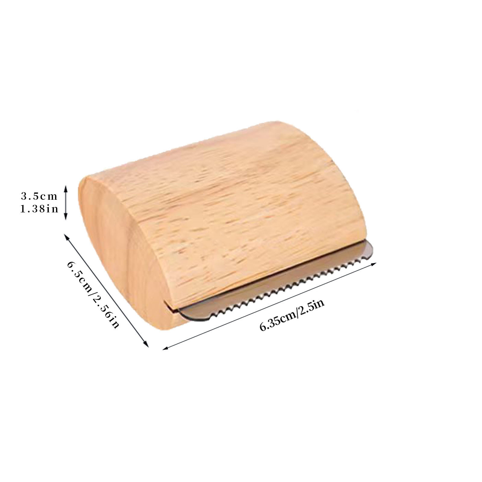 Herramienta de limpieza para mascotas en madera peine para eliminar pelo — imagen 1