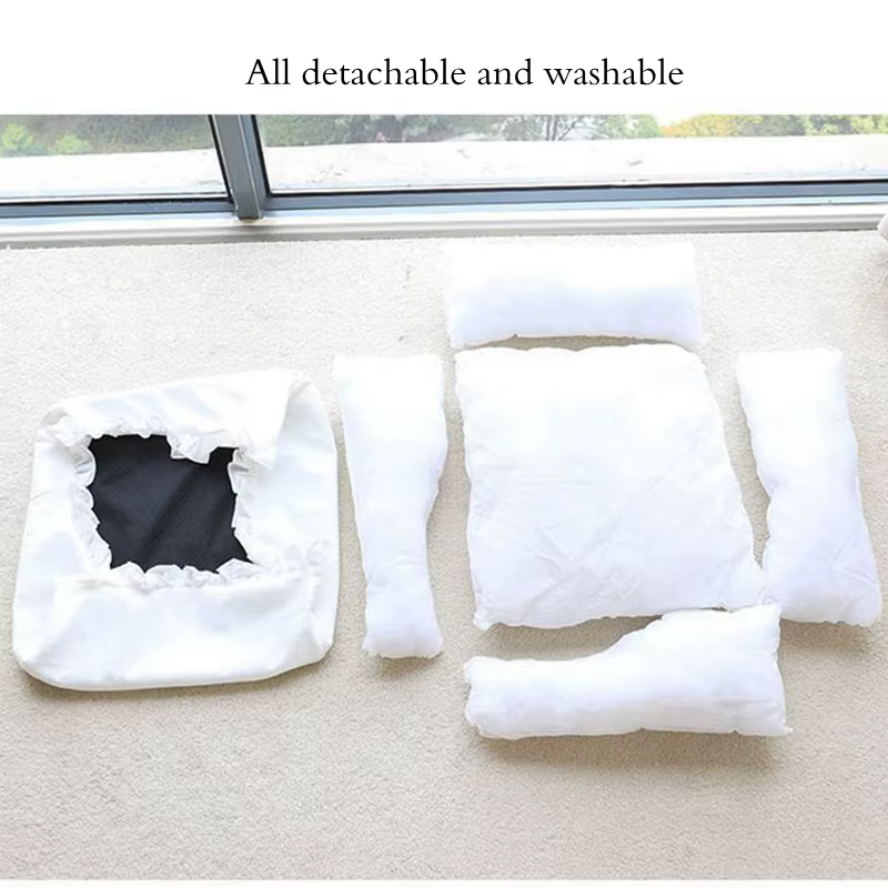 Pet Dog Lace Bed Cat Bed Cute Puppy Square Sleeping Cushion Bed Cat Sofa Warming Dog Nest with Pillow Washable Pet Bed S~L — image 6