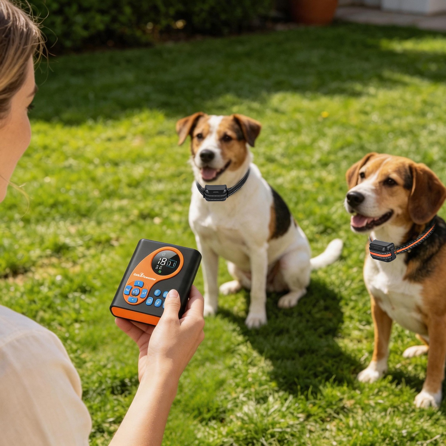 Sistema de Cerca Inalámbrica para Perros 2 en 1 con Collar de Entrenamiento, Cerca Invisible para Perros IP68 a Prueba de Agua con Alcance Ajustable de 722 Pies, Pitido, Vibración y Descarga Estática — imagen 11
