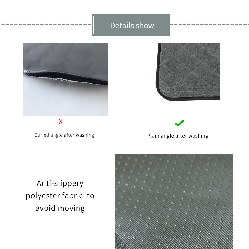 High-Quality Coral Fleece Instantly Absorbent Washable Pet Urine Pad Dog Urine Pad Waterproof Pad — image 3