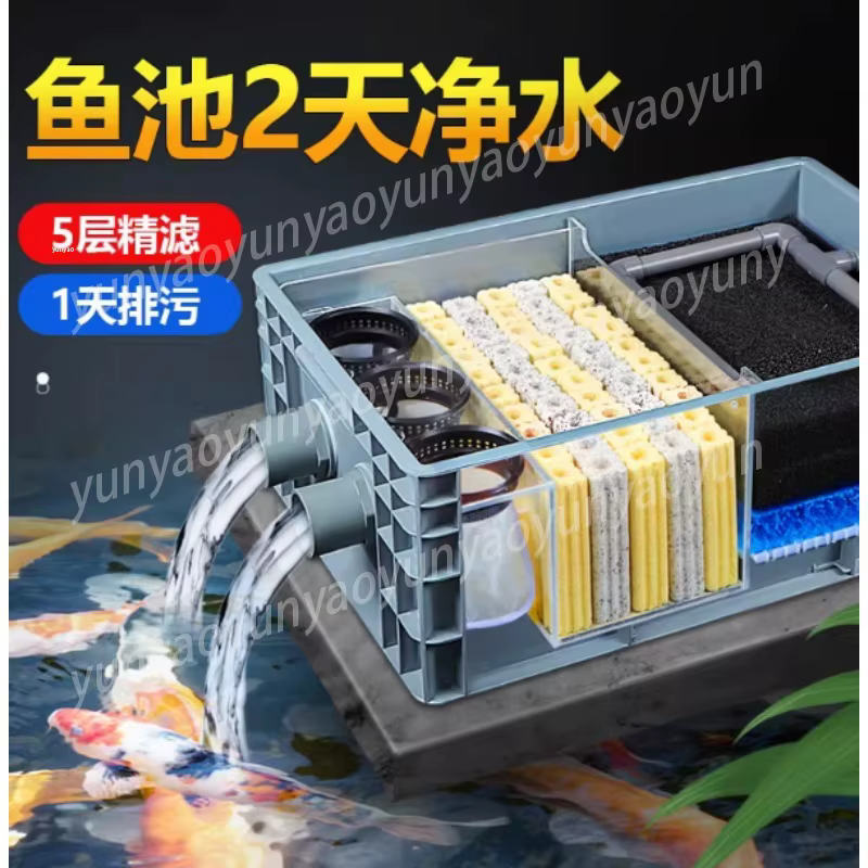 Fish Tank Top Filter Pond Water Circulation Ecological Purification Equipment Aquarium Water Quality Cleaning Device — image 1