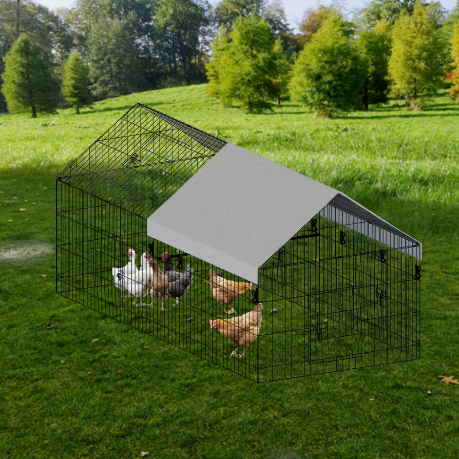 Casa de Gallinas con Alambre Puntiagudo para Cría Avícola — imagen 1
