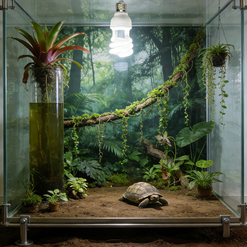 Lámpara de Calor UVB 5.0/10.0 para Reptiles - 13W/26W con Luz Natural y Energía UVB — imagen 6