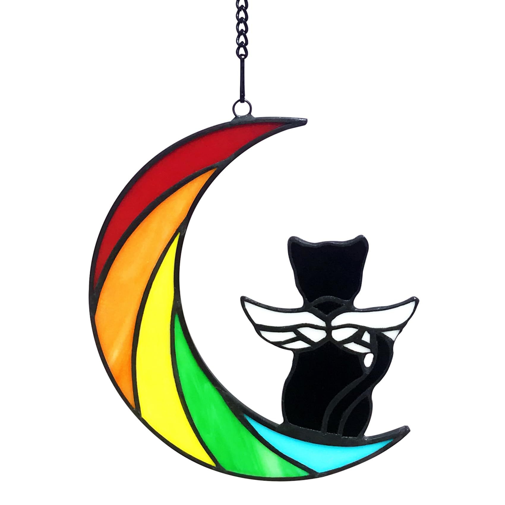 Cat enthusiast commemorative gift cute cat acrylic flat home window wall outdoor decoration pendant — image 5
