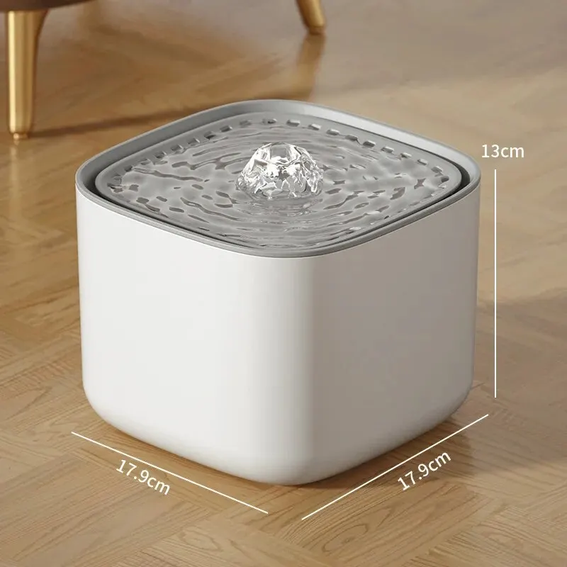 Large Capacity Canine Cat Dog Pet Circulating Filter Pet Fountain Feeder Automatic Water Dispenser with USB Port for Pets — image 7